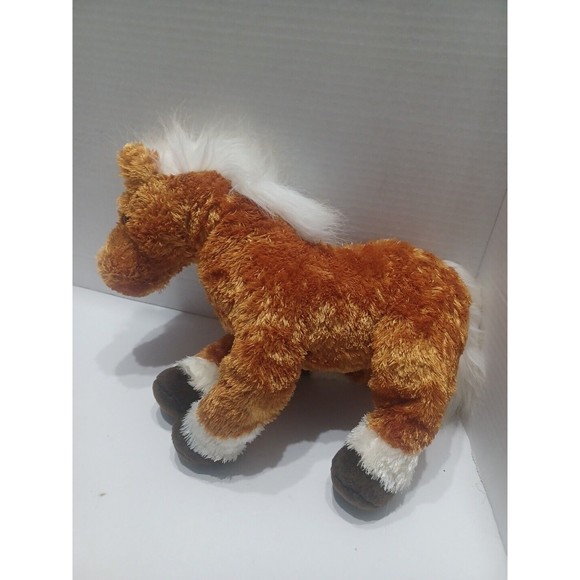 Ty Beanie Buddies Plush Horse Trotter Stuffed Animal 2001 Toy Brown 14” - Picture 8 of 15
